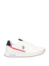 SNEAKERS UOMO - US POLO ASSN. BIANCO-ROSSO - ALDEN001M/6NY1 1