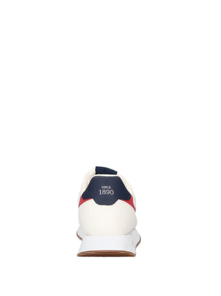 SNEAKERS UOMO - US POLO ASSN. BIANCO-ROSSO - ALDEN001M/6NY1 5
