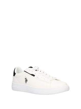SNEAKERS UOMO - US POLO ASSN. BIANCO-NERO - ARIS001M/6YM1 2