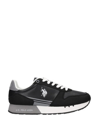 SNEAKERS UOMO - US POLO ASSN. NERO - DENI001M/6YH1