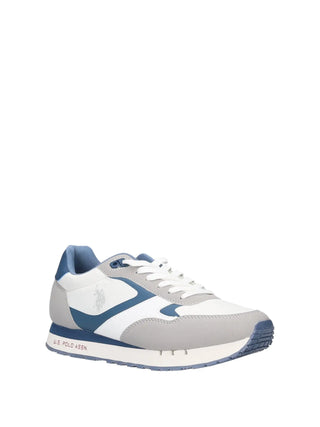 SNEAKERS UOMO - US POLO ASSN. BIANCO-BLU - DENI002M/6NH1 2