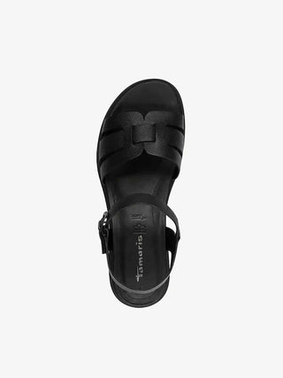 SANDALO DONNA - TAMARIS NERO - 1-28235-46 4