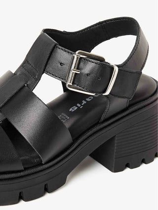 SANDALO DONNA - TAMARIS NERO - 1-28703-46 3
