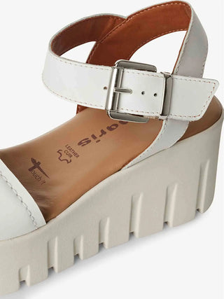 SANDALO DONNA - TAMARIS BIANCO - 1-28712-42 3