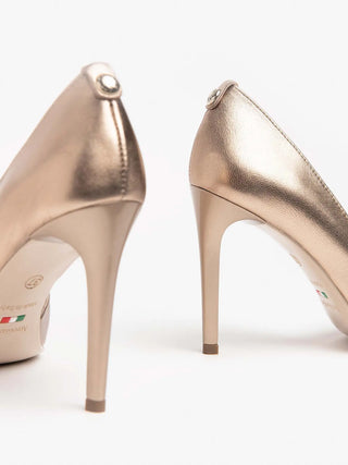 DECOLLETE DONNA - NERO GIARDINI ORO - E218332DE 4