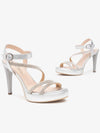 SANDALO DONNA - NERO GIARDINI ARGENTO - E513150DE 3