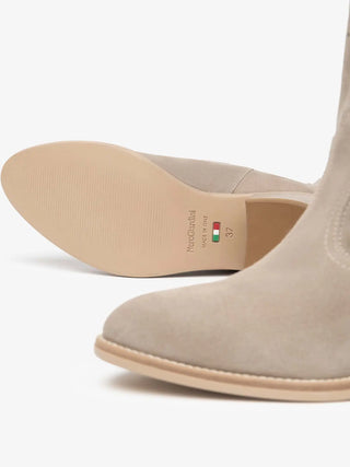 STIVALE DONNA - NERO GIARDINI BEIGE - E615122D 4