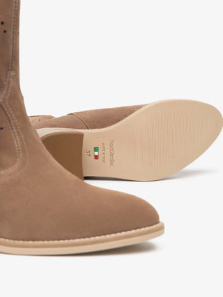 STIVALE DONNA - NERO GIARDINI MARRONE - E615122D 4