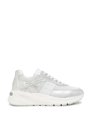 SNEAKERS DONNA - NERO GIARDINI ARGENTO - E615183D