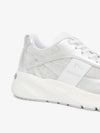 SNEAKERS DONNA - NERO GIARDINI ARGENTO - E615183D 3