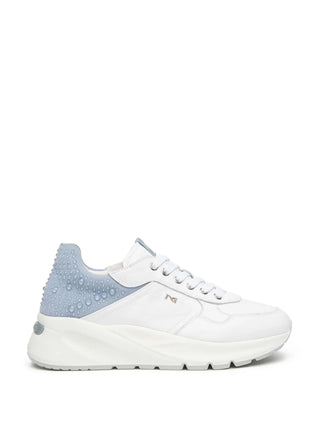 SNEAKERS DONNA - NERO GIARDINI BIANCO - E615185D