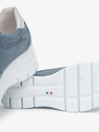 SNEAKERS DONNA - NERO GIARDINI BLU - E615220D 4