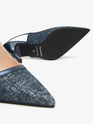 DECOLLETE DONNA - NERO GIARDINI BLU - E615430DE 4