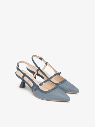 DECOLLETE DONNA - NERO GIARDINI BLU - E615471D 2