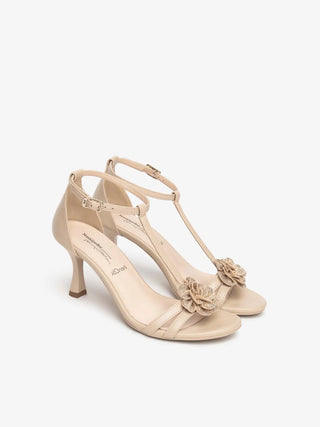 SANDALO DONNA - NERO GIARDINI BEIGE - E615642DE 2