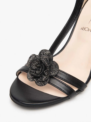 SANDALO DONNA - NERO GIARDINI NERO - E615642DE 3