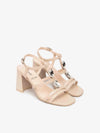 SANDALO DONNA - NERO GIARDINI BEIGE - E615710D 2