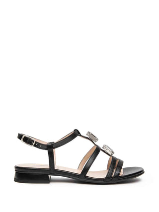 SANDALO DONNA - NERO GIARDINI NERO - E615760D