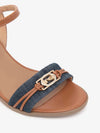 SANDALO DONNA - NERO GIARDINI JEANS - E615880D 3