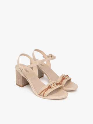 SANDALO DONNA - NERO GIARDINI BEIGE - E615881D 2