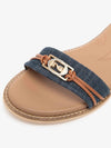 SANDALO DONNA - NERO GIARDINI JEANS - E615898D 3