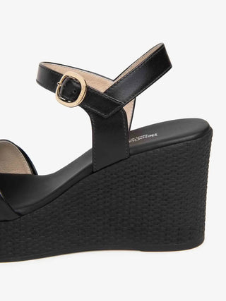 SANDALO DONNA - NERO GIARDINI NERO - E615980D 3