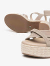SANDALO DONNA - NERO GIARDINI BEIGE - E616070D 4