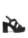 SANDALO DONNA - NERO GIARDINI NERO - E616092D 1