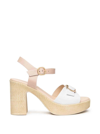 SANDALO DONNA - NERO GIARDINI BIANCO - E617013D