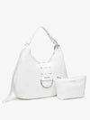 BORSA A SPALLA DONNA - NERO GIARDINI BIANCO - E644161D 2
