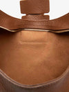 BORSA A SPALLA DONNA - NERO GIARDINI CUOIO - E644161D 4