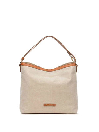 BORSA A SPALLA DONNA - NERO GIARDINI CUOIO - E644241D 1