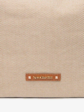BORSA A SPALLA DONNA - NERO GIARDINI CUOIO - E644241D 3