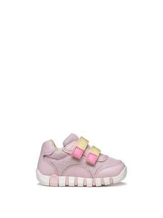SNEAKERS BAMBINA - GEOX ROSA-GIALLO - B3558A 01454