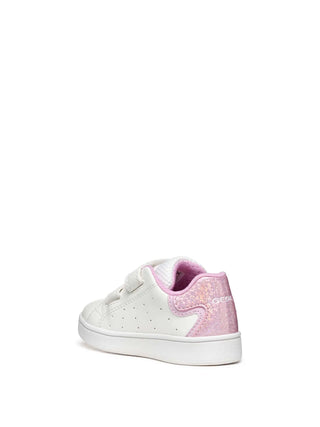 SNEAKERS BAMBINA - GEOX BIANCO-ROSA - B365MA 054BJ 3