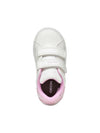 SNEAKERS BAMBINA - GEOX BIANCO-ROSA - B365MA 054BJ 5