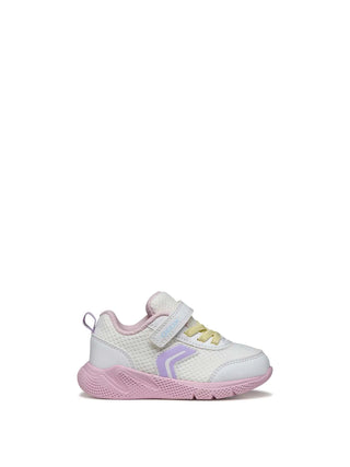 SNEAKERS BAMBINA - GEOX BIANCO-ROSA - B454TD 01454