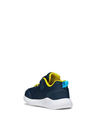 SNEAKERS BAMBINO - GEOX NAVY-GIALLO - B454UC 01454 3