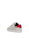 SNEAKERS BAMBINO - GEOX BIANCO-ROSSO - B455LA 000BC 3