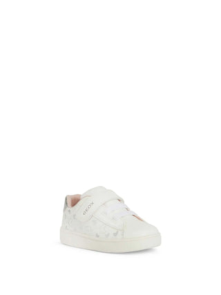 SNEAKERS BAMBINA - GEOX BIANCO-ARGENTO - B455MA 0BCKC 2