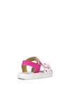 SANDALO BAMBINA - GEOX FUXIA-BIANCO - B455TB 05404 4
