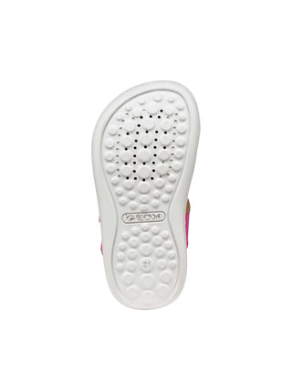SANDALO BAMBINA - GEOX FUXIA-BIANCO - B455TB 05404 6