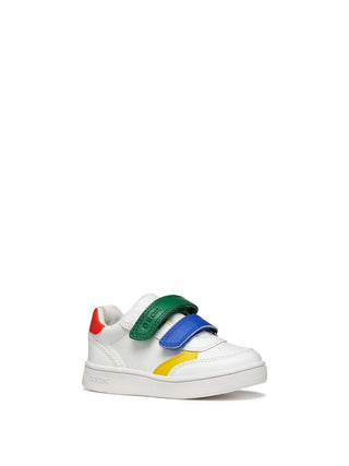 SNEAKERS BAMBINO - GEOX BIANCO-VERDE - B555LA 000BC 2
