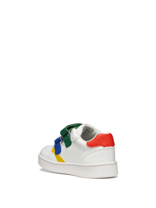 SNEAKERS BAMBINO - GEOX BIANCO-VERDE - B555LA 000BC 3