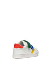SNEAKERS BAMBINO - GEOX BIANCO-VERDE - B555LA 000BC 4