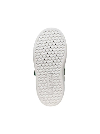 SNEAKERS BAMBINO - GEOX BIANCO-VERDE - B555LA 000BC 6