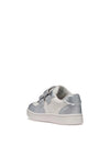 SNEAKERS BAMBINA - GEOX BIANCO-ARGENTO - B555MA 054AJ 3