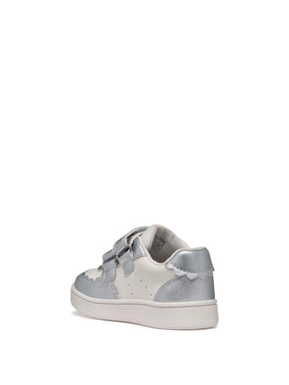 SNEAKERS BAMBINA - GEOX BIANCO-ARGENTO - B555MA 054AJ 3