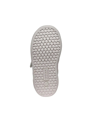 SNEAKERS BAMBINA - GEOX BIANCO-ARGENTO - B555MA 054AJ 6