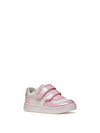SNEAKERS BAMBINA - GEOX BIANCO-ROSA - B555MA 054AJ 2